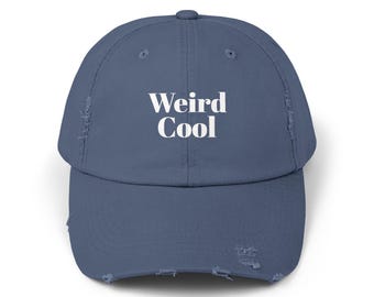 Distressed Cotton Twill Cap: Retro Vintage Style