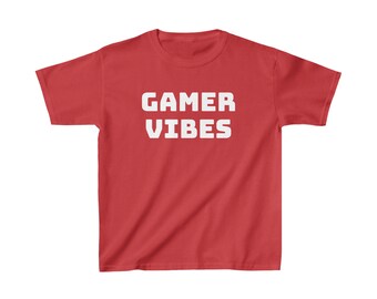 Camiseta Gamer Vibes-Kids Heavy Cotton™