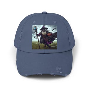 Fantasy Football Wizard Cap | Distressed Adjustable Hat