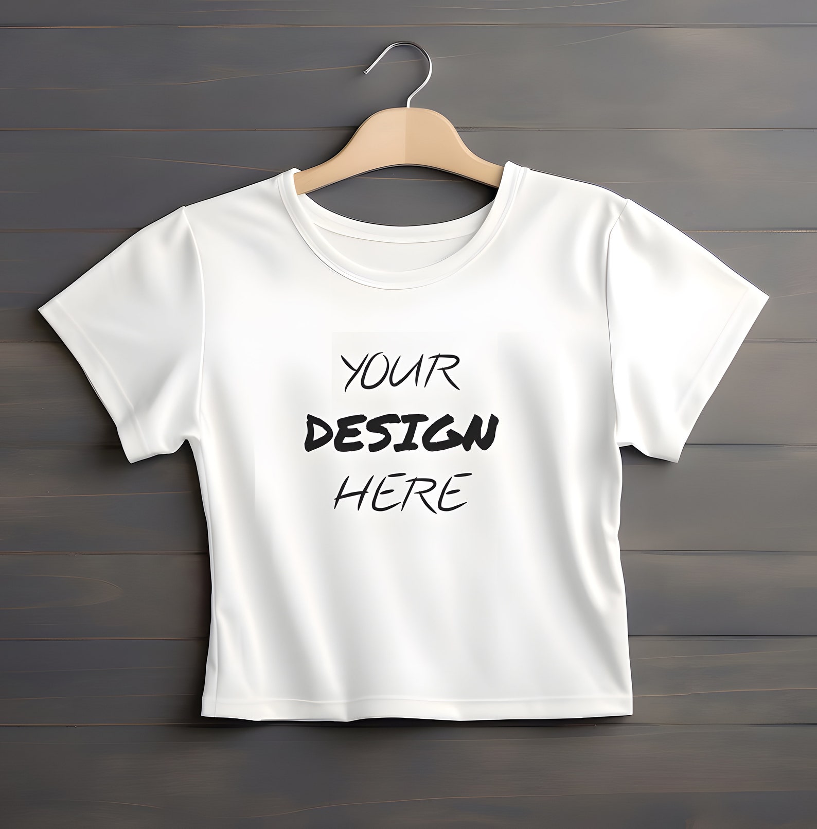 White Crop Shirt main image 1