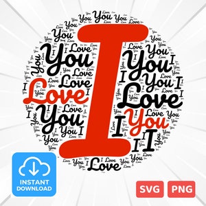 Bezaubernde Liebeszauber Wortkunst - Magischer Kreis Wortwolke SVG PNG - Digital Download Mystische Liebe Wortwolke Kunst Romantisches Wort Kreis SVG