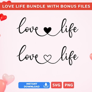 Love and Life You Live Live the Life you Love, Love and Life You Live svg, Live the Love Life you Love svg, Love svg, svg files for cricut