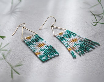 Handmade jewelry - fringe earring