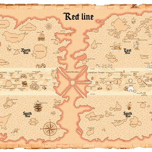 One Piece World Map 