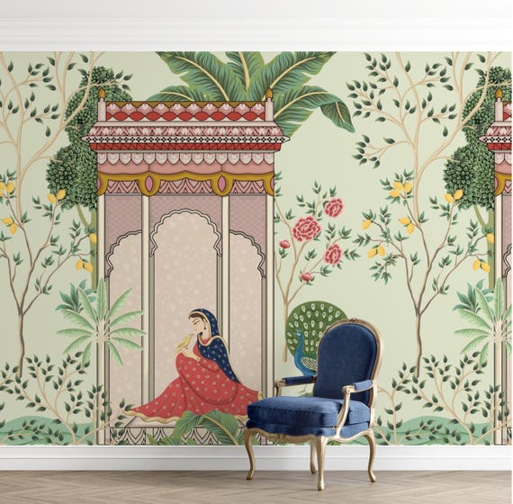 Indian Art Wallpaper Mural