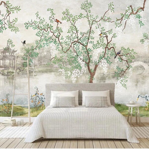 Oriental Wall Mural - Etsy