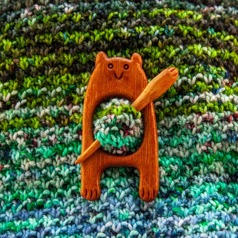 Un-Bear-lievable 1 super adorable shawl pin image 1