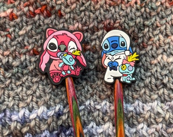 Sleepy Friends! - 1 set of super adorable needle stoppers