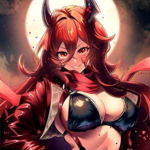 Red Hood 11x17&quot; Print | Goddess of Victory: Nikke