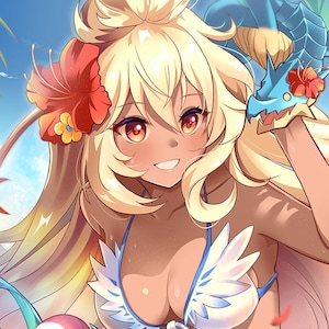Zooey Zoe (Grand/Summer) 11x17&quot; Print | Granblue Fantasy