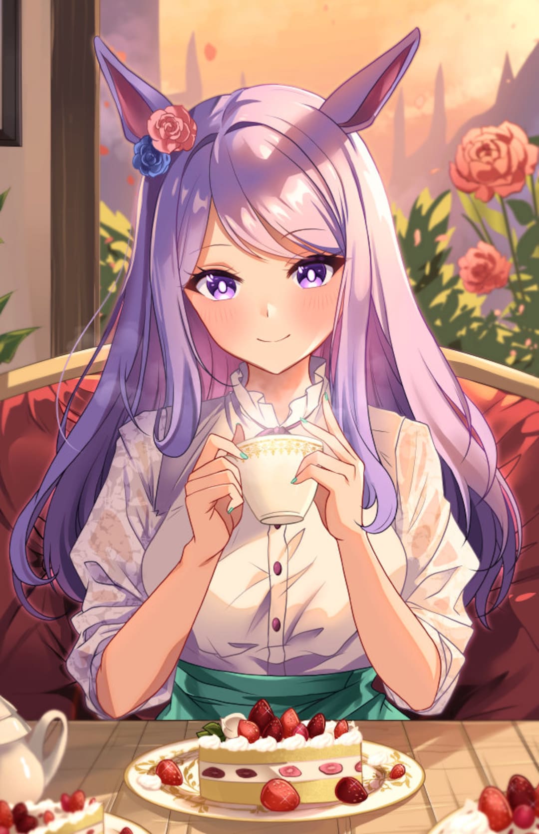 Camiseta Oficial Umamusume: Pretty Derby Mejiro Mcqueen ¡Licencia Oficial Y Corte Clásico!