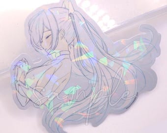 Cinderella Praying  3" Holographic Sticker | NIKKE Goddess of Victory