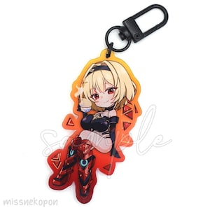 Red Shoes 2.75&quot; Acrylic Charm Keychain | Goddess of Victory Nikke
