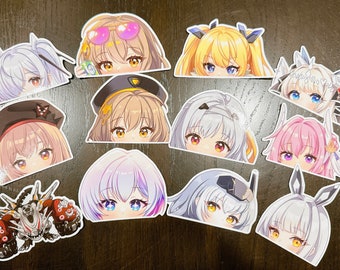 NIKKE Waterproof Vinyl Peeker Stickers | Cinderella Anis Rapi Dorothy Modernia Snow White Red Hood Blanc Lilith Laplace Crown Chatterbox