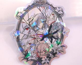 Cinderella Shattered Mirror  3" Holographic Sticker | NIKKE Goddess of Victory