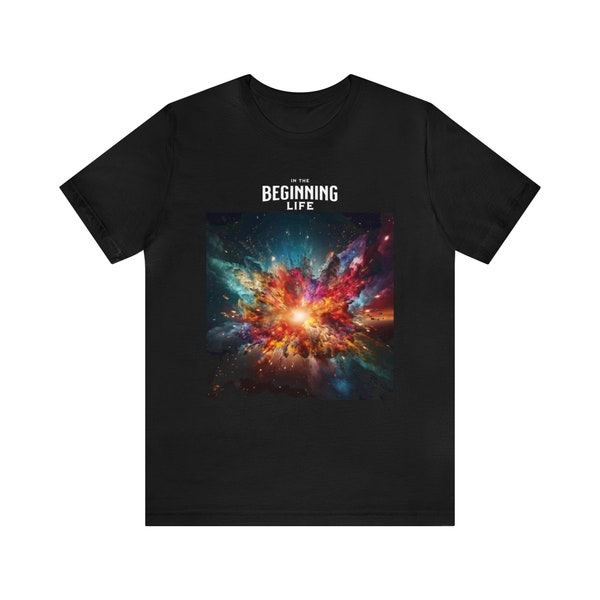 Big Bang Theory T Shirt Explosion Beginning Universe Tshirt Space Black Hole Tee Gift For Him Tshirt Science physics universe T shirt