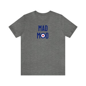 60s Mod Target Tshirt Retro Mod Music Tshirt Mad Mod T Shirt Sixties Scooter Tee 60s Sub Culture Tshirt Pop Art Mod Tshirt