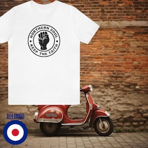 Northern Soul 60s Tshirt Retro Mods Tee Ska Music 60s T Shirt Wigan Pier Dancing Gift For Him Scooter Sub Culture Top Pop Art Design