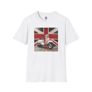 Mod Vespa Lambretta T Shirt British Scooter Club Tee Quadrophenia Style Design Ska Trojan Northern Soul 60s Scooter Culture Pop Art Gift