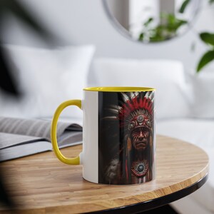 Cool Native Indian Mug Homeland Security Cup Roots Pride Gift Indigenous Pride CoffeeCup Freedom Explore 1492 Beaker
