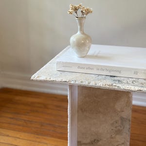 Travertine Table