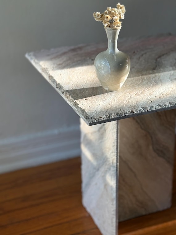 Travertine Table