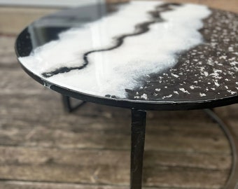 Epoxy Metal Coffee Table
