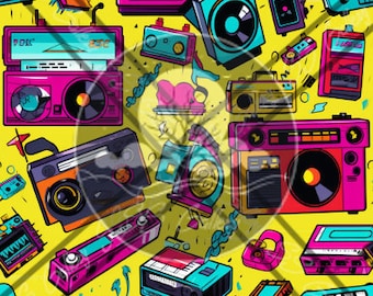 80&#39;s Designs and Patterns Retro Pack [5 Images]