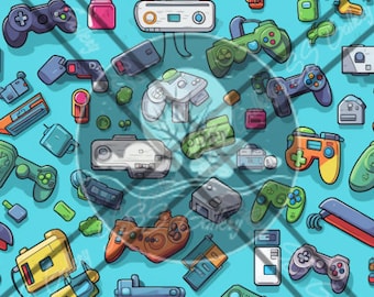 Video Game Patterns And Imagery Pack [5 Images]