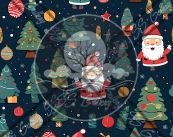 Christmas Related Patterns and Imagery Pack [5 Images]