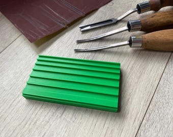 Leather Edge Beveler Sharpener Sharpening Jig Leather Tool for Polishing Skiving Knife and Edge Bevelers Eco-friendly PLA plastic
