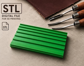 3D Printable Leather Tool Sharpening Jig (STL) – Edge Beveler, Skiving Knife Polish