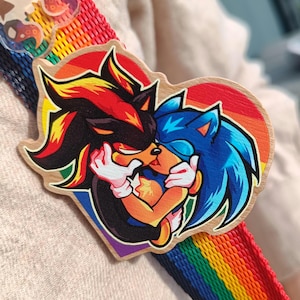 Sonic x Shadow pride pin [LAST RESTOCK]