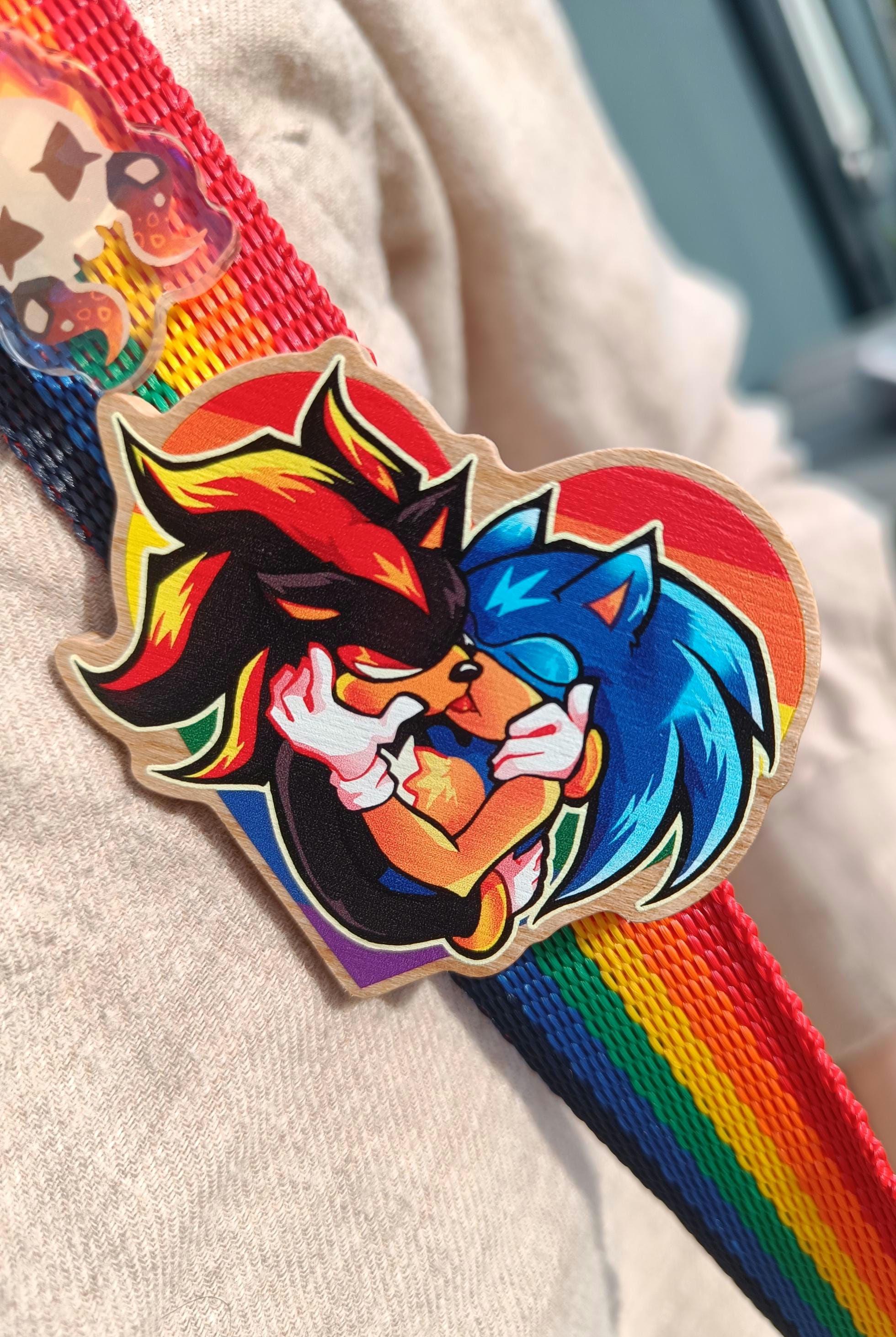 Sonic X Shadow Pride Pin [LAST RESTOCK] - Etsy