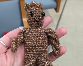 Groot crochet amigurumi figure