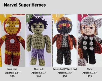 Marvel and Star Wars Amigurumi Made To Order