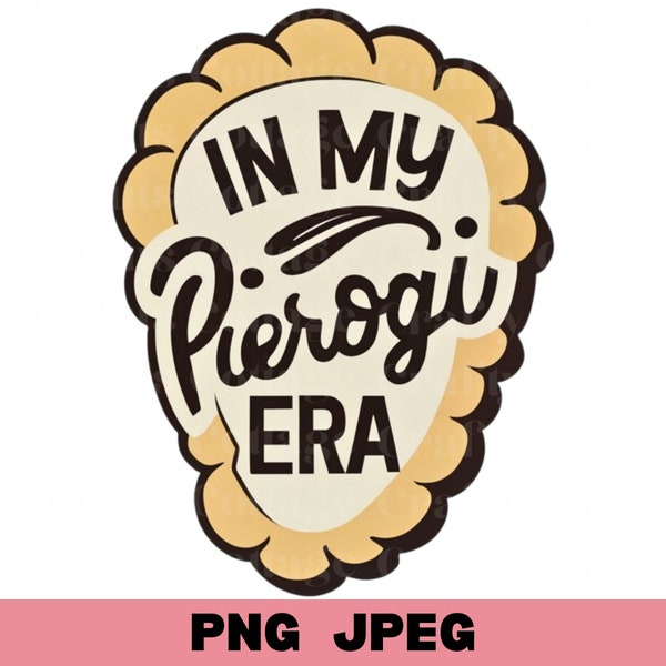 Pierogi PNG T- Shirt Sublimation Gift Ornament, Pierogi Making, Pittsburgh Tee Print, Baseball Sport Mug, Digital Download, Printable Decal
