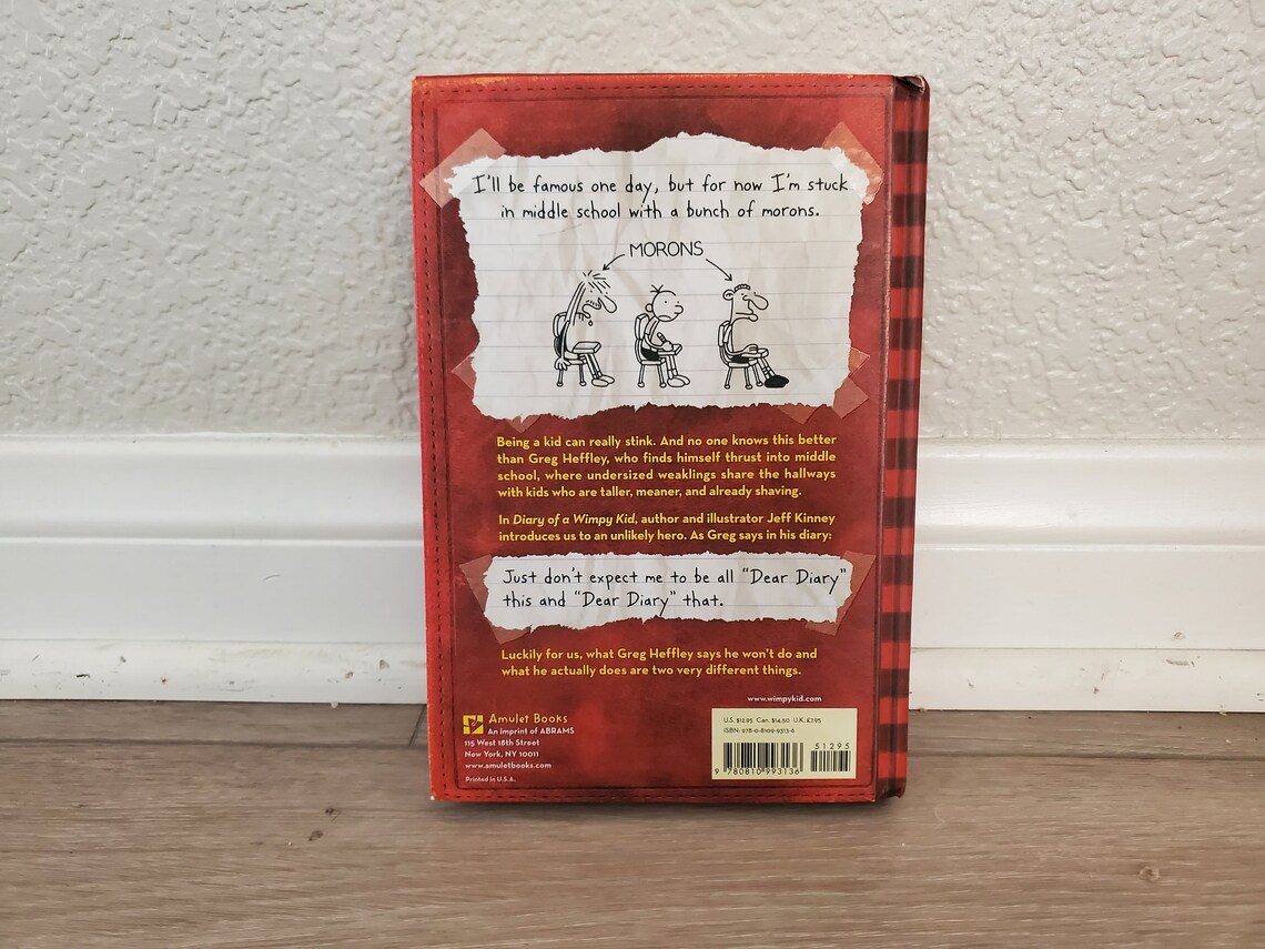 Diary of a Wimpy Kid Series, Book Set 1-6 Hardcover - Etsy UK