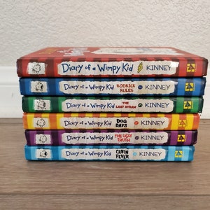 Diary of a Wimpy Kid Series, Book Set 1-6 Hardcover - Etsy UK