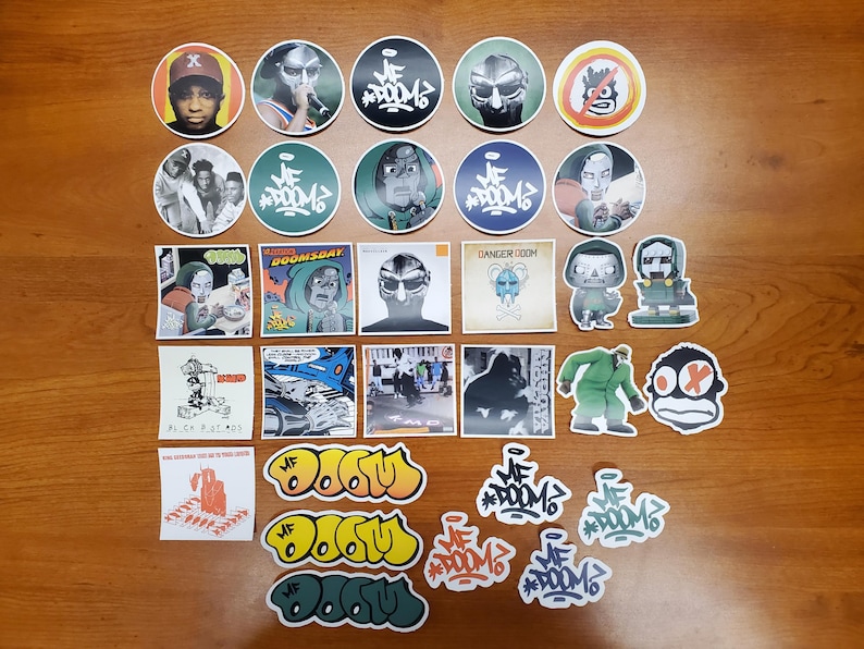 MF Doom - Pack of 30 Stickers - Etsy