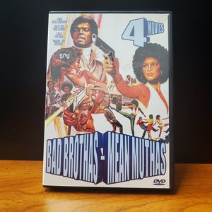 Bad Brothas Mean Muthas 4 Movie Set DVD Movie Film (Mean Johnny Barrows, Final Comedown, Lad Cocoa, Velvet Smooth)