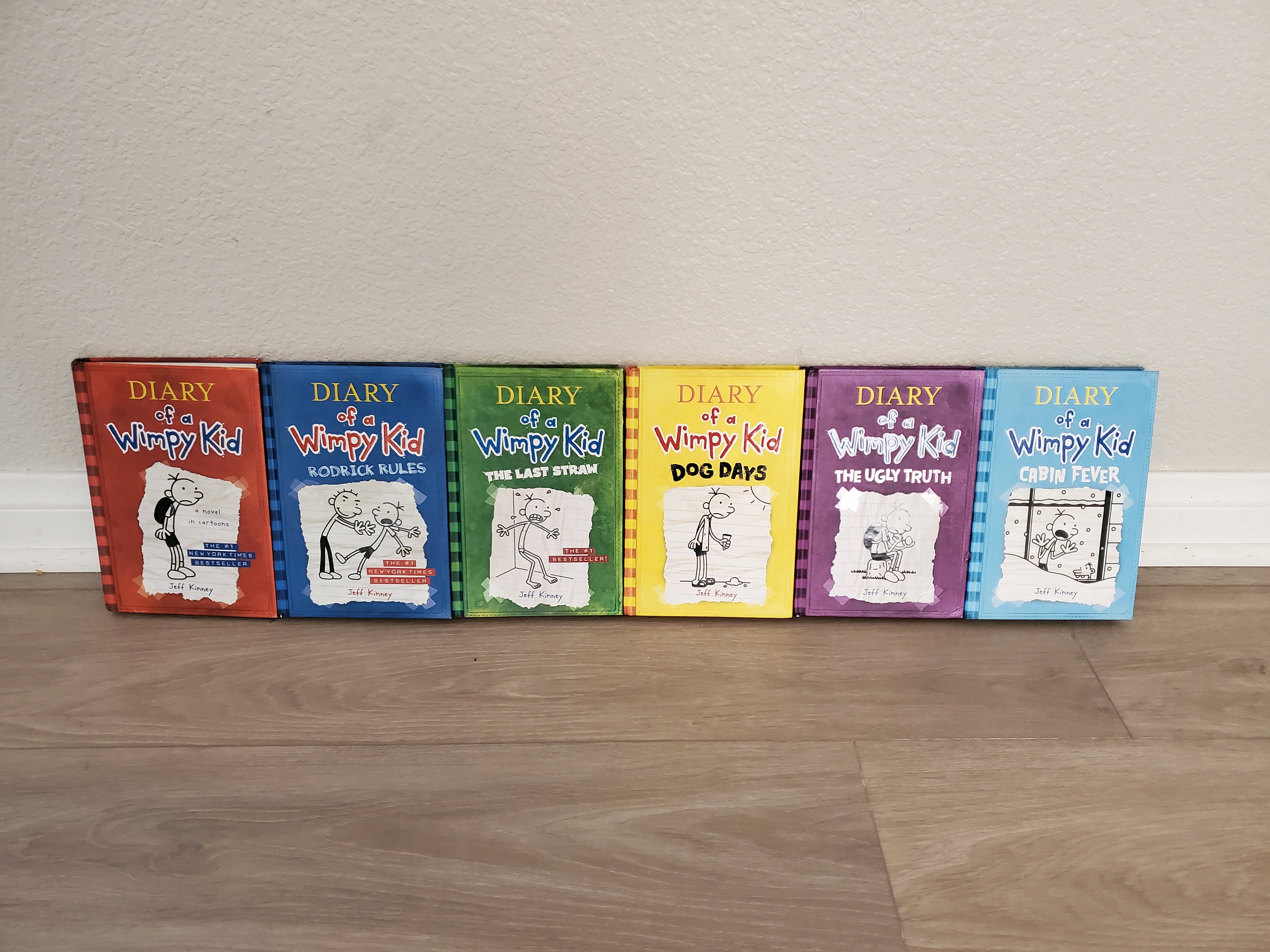Diary of a Wimpy Kid Series, Book Set 1-6 Hardcover - Etsy UK