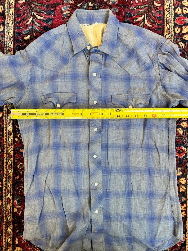 Vintage 1940’s Embroidered Cotton Western Shirt