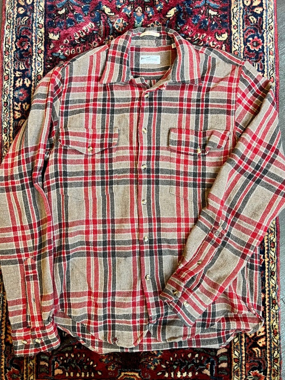 GANT Rugger “The Woolster” flannel, USA-made, size