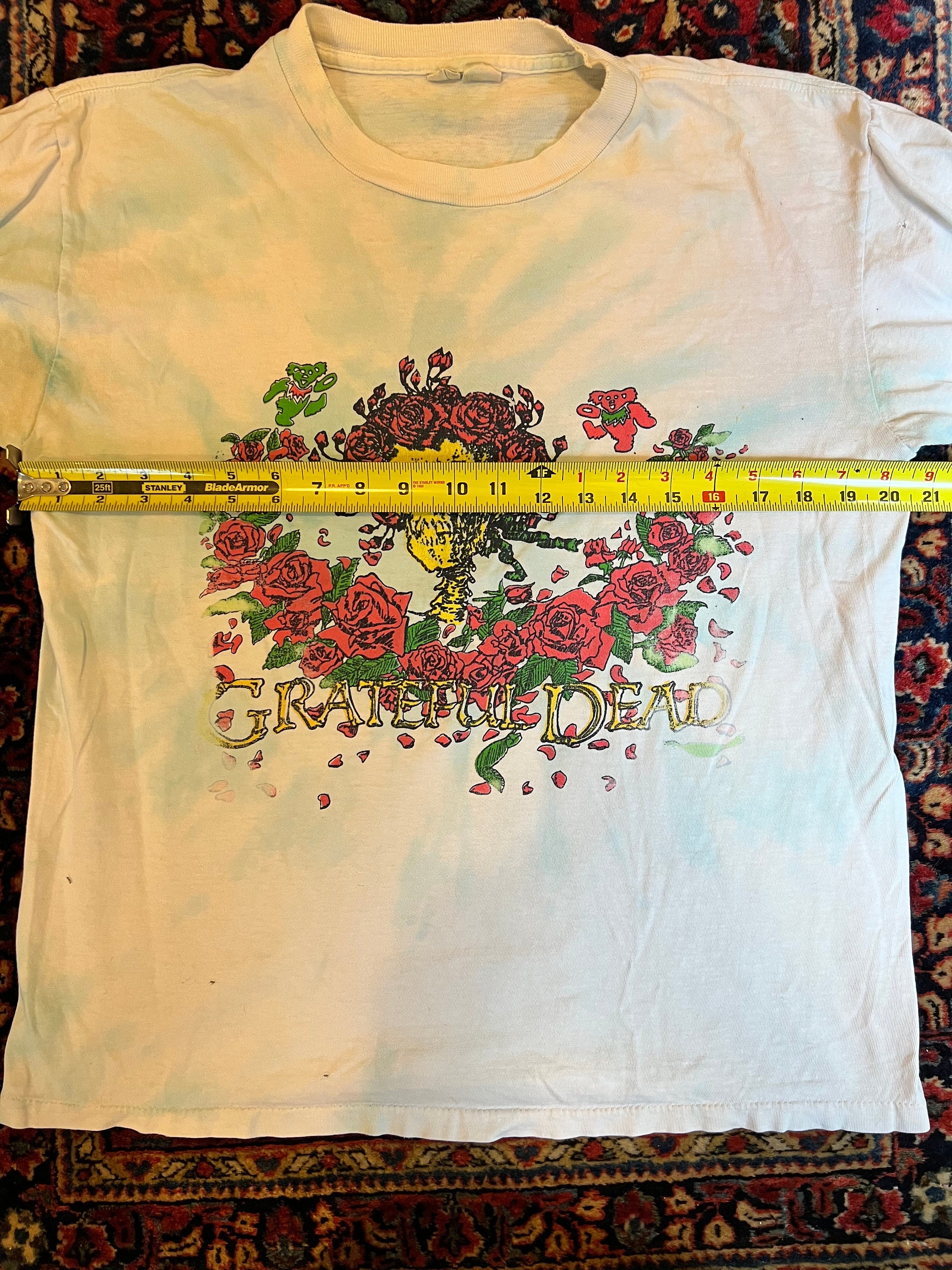 Grateful Dead Vintage 1989 Tour T-shirt, Medium/large