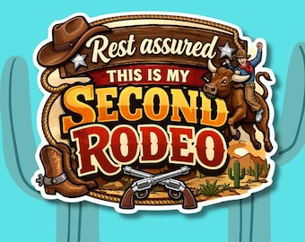 ご安心ください、これは私にとって二度目の挑戦です ステッカー | 面白い自信の引用ステッカー