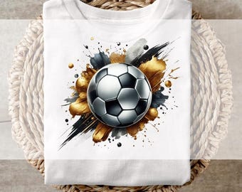 DTF Transfer, bereit zum Pressen, T-Shirt Transfers, Wärmetransfer, Direkt zum Film, Fußball DTF Transfer, verschiedene Fußball Ball Transfers