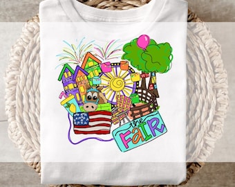 DTF Transfers, Ready to Press, T-shirt Transfers, Heat Transfer, Direct to Film, The Fair Abstract DTF transfer