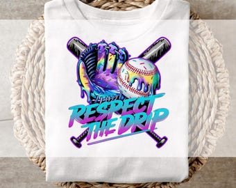 DTF-överföring, tryckfärdig, T-shirtöverföringar, värmeöverföring, direkt till film, baseboll-DTF-överföring, respektera droppet baseboll-DTF
