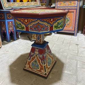 Handmade Moroccan side table